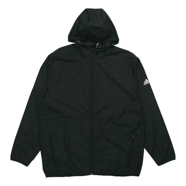 

Куртка Adidas Windbreaker Hooded Jacket 'Navy Blue', черный