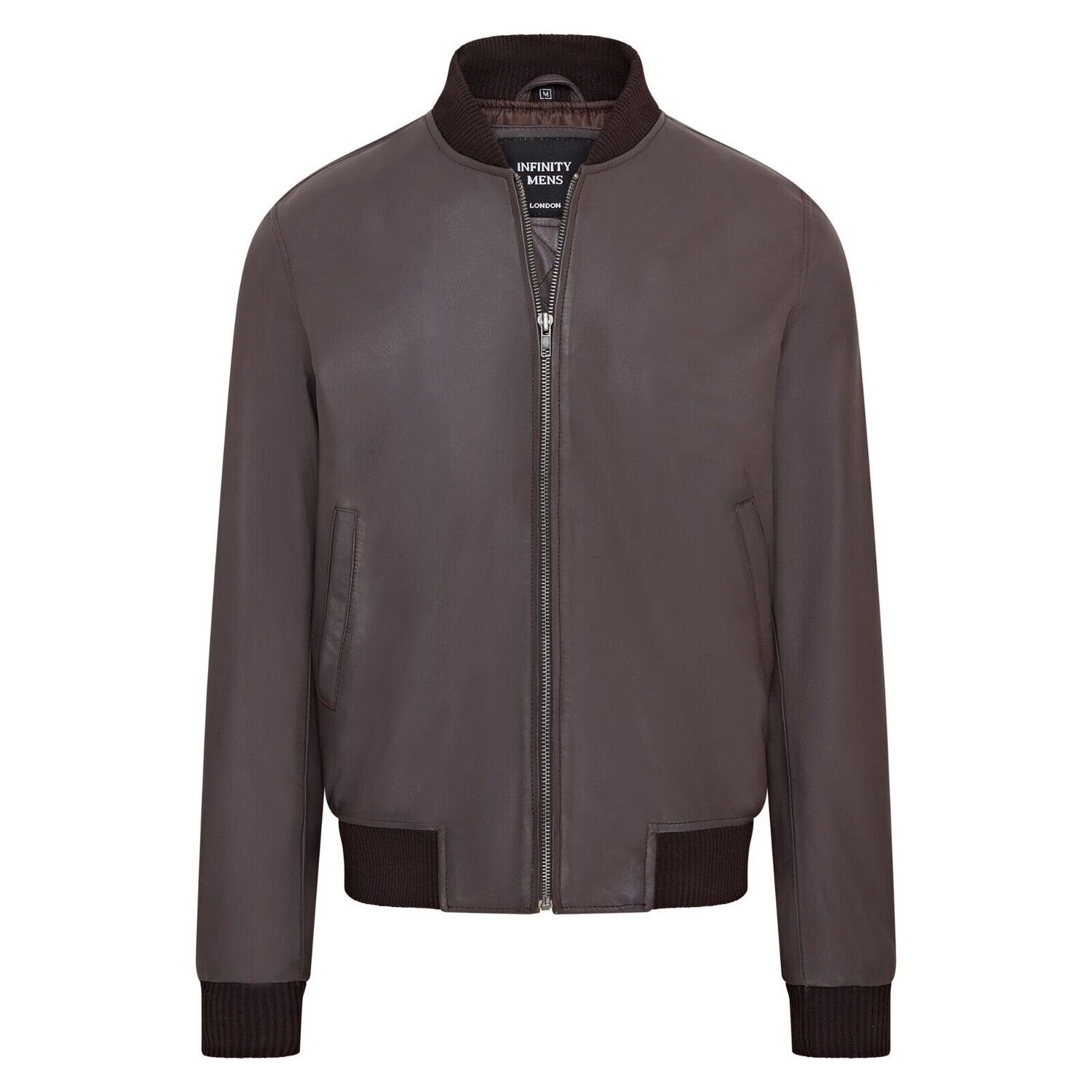 

Университетский бомбер ma 1 из мягкой кожи Infinity Leather, коричневый