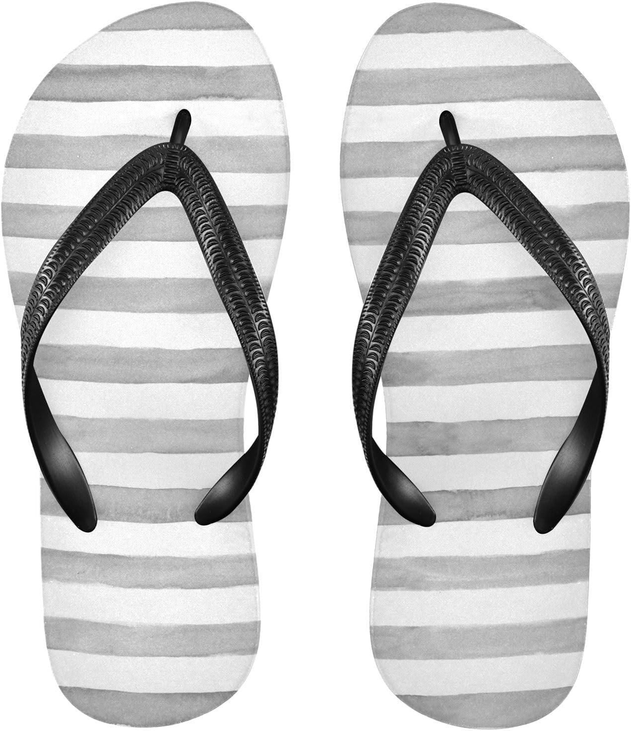 

Женские и мужские сандалии SPRIPORT Stripe Slim Flip Flops, удобные повседневные шлепанцы с амортизирующей подошвой и противоскользящей резиновой подошвой, сандалии для прогулок, пляжа и летнего отдыха, серый