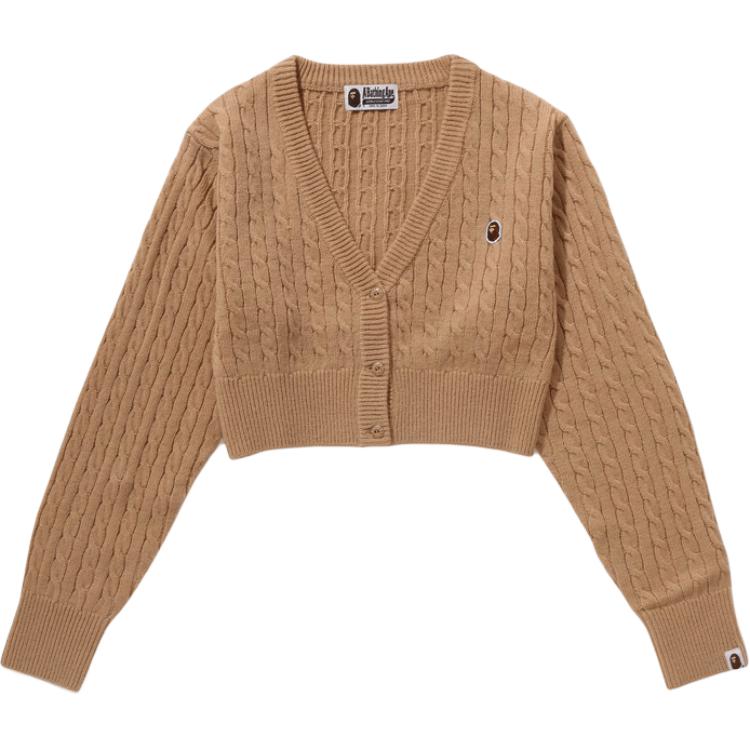 

SS25 Вязаный топ для женщин A BATHING APE, желтый