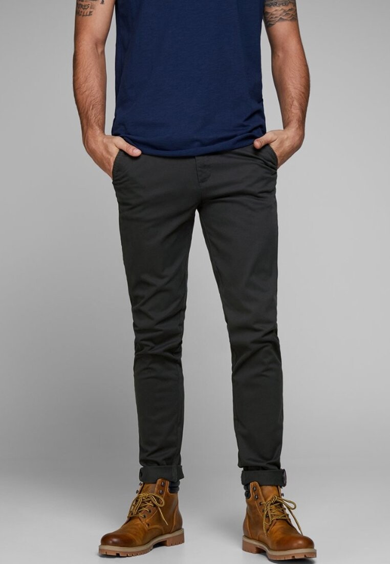 

Чиносы MARCO BOWIE Jack & Jones, черный