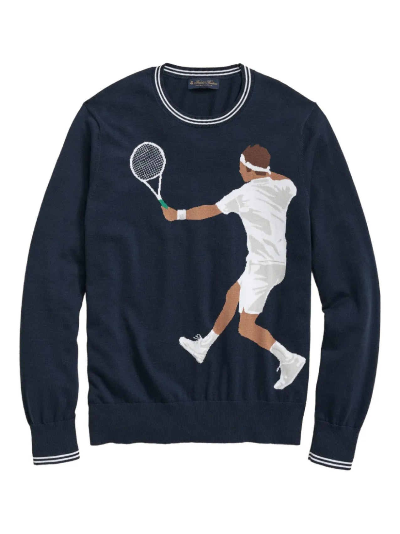 

Свитер Tennis Player Brooks Brothers, синий