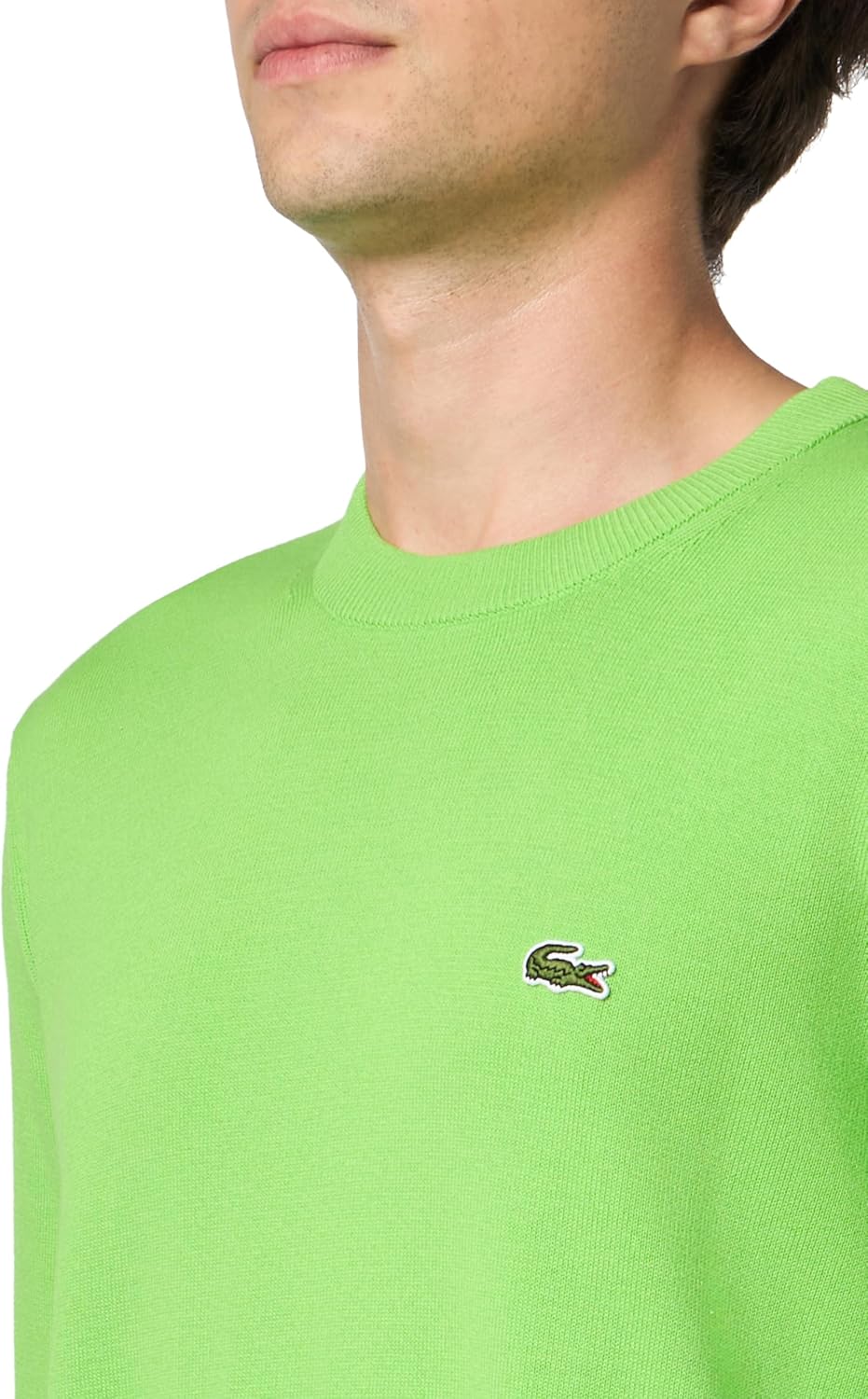 Lacoste мужской свитер с длинным рукавом и круглым вырезом, Regular Fit, Brasilia — фото 3