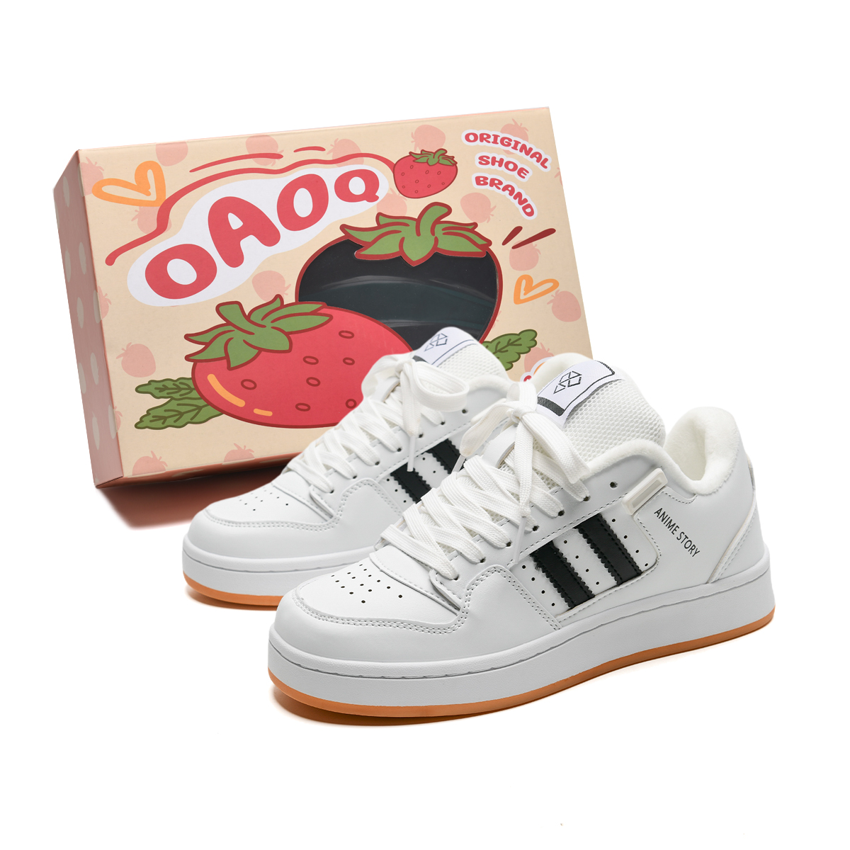 

OAOQ Увеличение высоты амортизации устойчивые к истиранию легкие нескользящие низкие скейтбордские кроссовки унисекс экрю с флисовой подкладкой, цвет Ecru Fleece-Lined