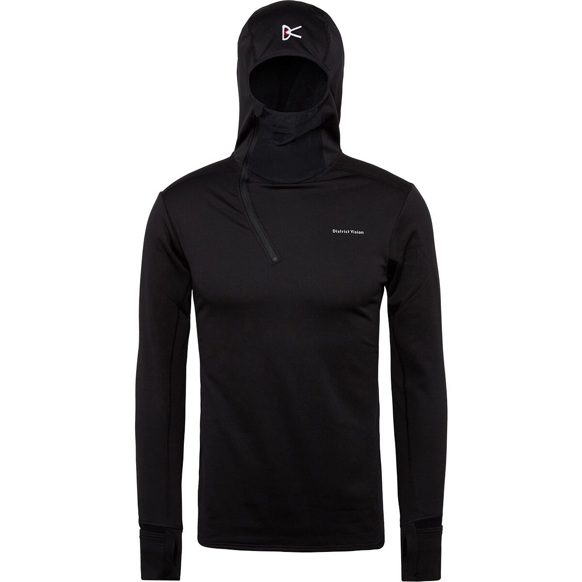 

Флисовая куртка Hooded Grid District Vision, черный