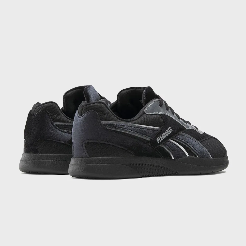 Мужские чёрные низкие кроссовки Hammer Street от Reebok x Pleasures — фото 3