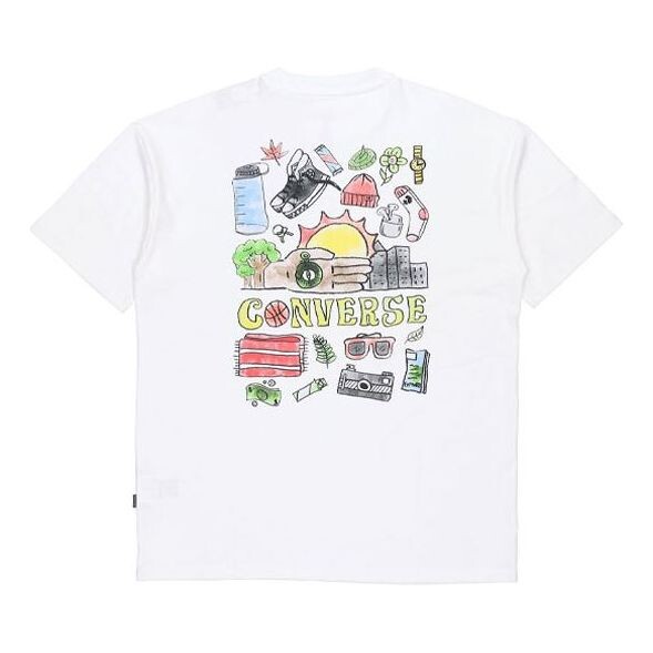 

Футболка daylight kit tee white optical white Converse, белый