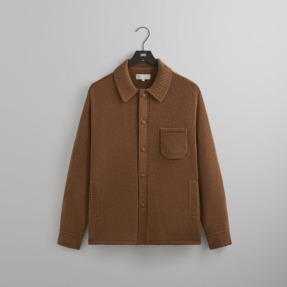 

Кардиган Kith Chunky Knit Ginza Cardigan, цвет Earth Heather
