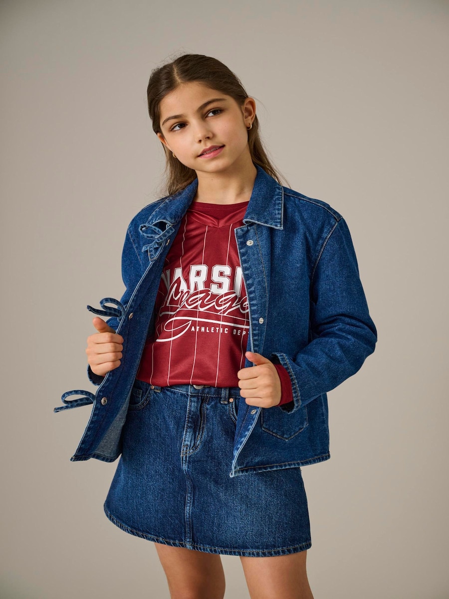 Куртка межсезонная ONLY GIRLS KOGTHILLE, Blue Denim — фото 3