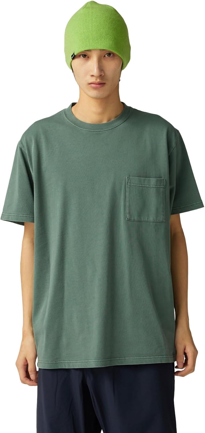 

Футболка Snow Peak Garment Dyed TS-25AU011, мужская и женская, с коротким рукавом, темно-зеленый