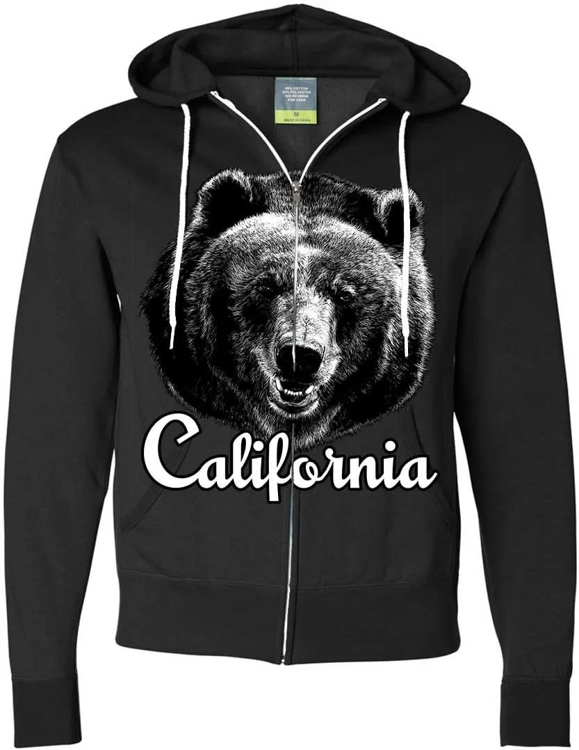 

Толстовка с молнией California Grizzly Bear от Dolphin Shirt Co
