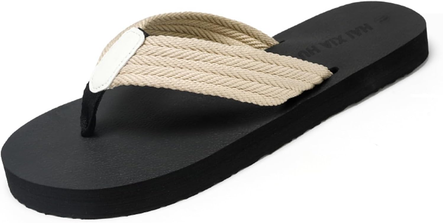 

Мужские классические удобные вьетнамки CHUUMEE, сандалии-шлепанцы для пляжа, бежевый