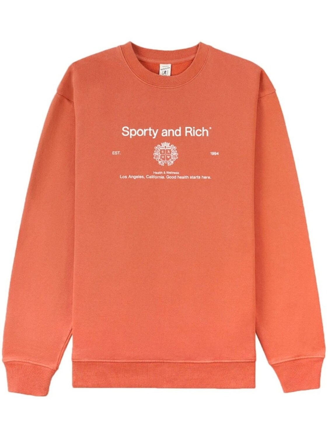 

Sporty & Rich толстовка с круглым вырезом и принтом, оранжевый