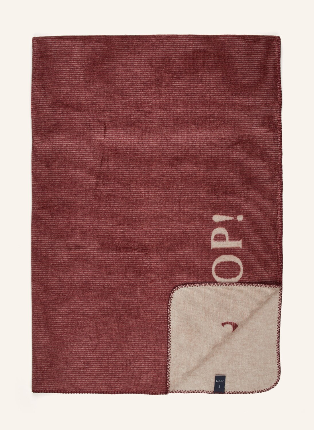 

Плед JOOP!, цвет DUNKELROT/BEIGE