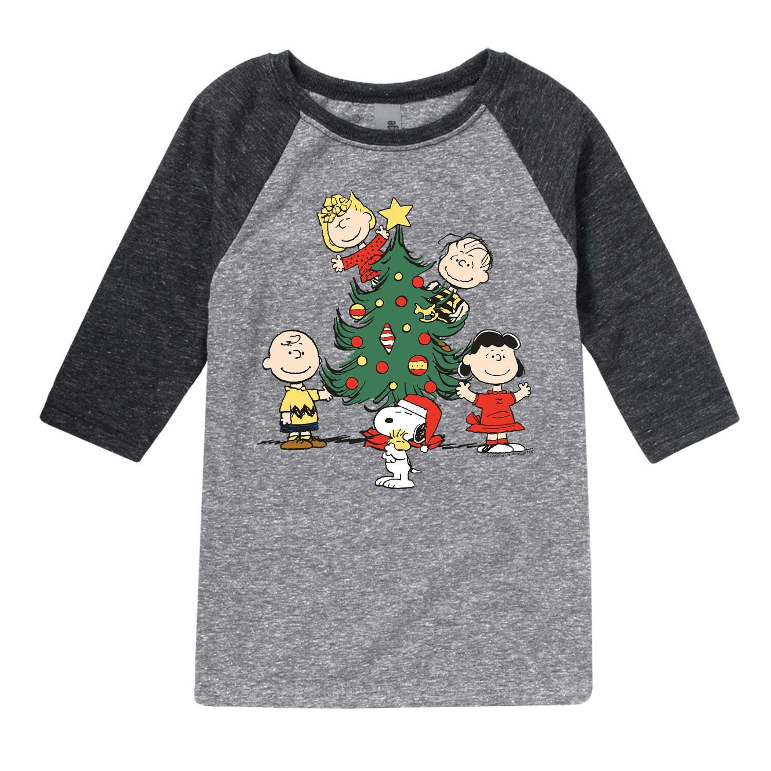 

Мальчики 8–20 лет Реглан Peanuts Oh Christmas Tree Licensed Character