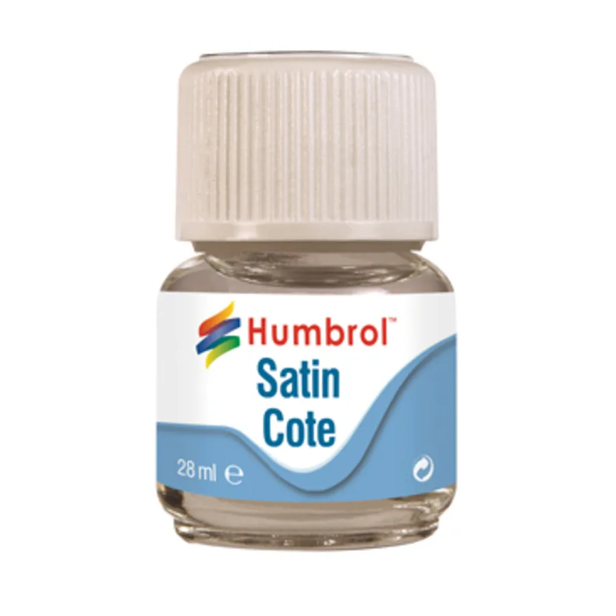 

Modelcote Satin Cote (28 мл), Humbrol Coatings, Varnishes, & Thinners