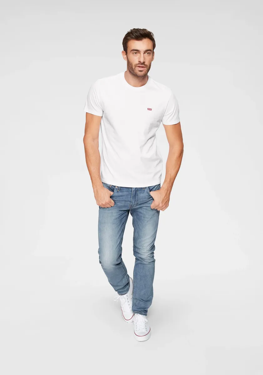 Футболка Levi's "ОРИГИНАЛЬНАЯ ФУТБОЛКА HM", белый — фото 4