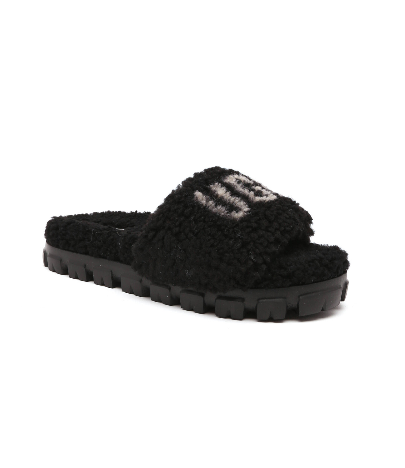 

Тапочки UGG W COZETTA CURLY GRAPHIC, черный