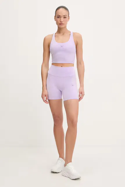 Топ тренировочный с поддержкой Adidas by Stella McCartney, фиолетовый — фото 2