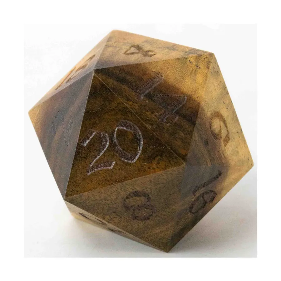 

Big A** d20 - Texas Ebony, Big A** d20 (Artisan Dice)
