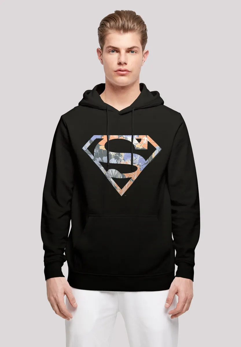 

Толстовка F4NT4STIC "DC Comics Superman Superhero Floral Logo 2", принт, черный