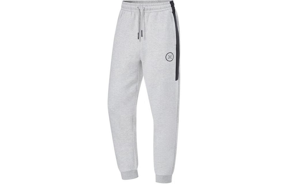 

Трикотажные спортивные брюки LiNing унисекс серебристо-березово-серые, Silver Birch Gray