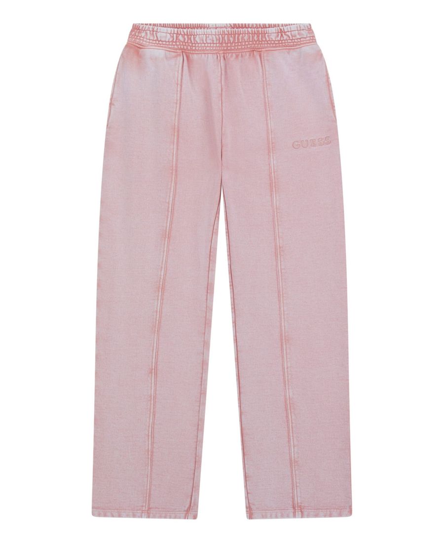 

Спортивные штаны для девочек 7-16 лет с вышитым логотипом GUESS, Pink