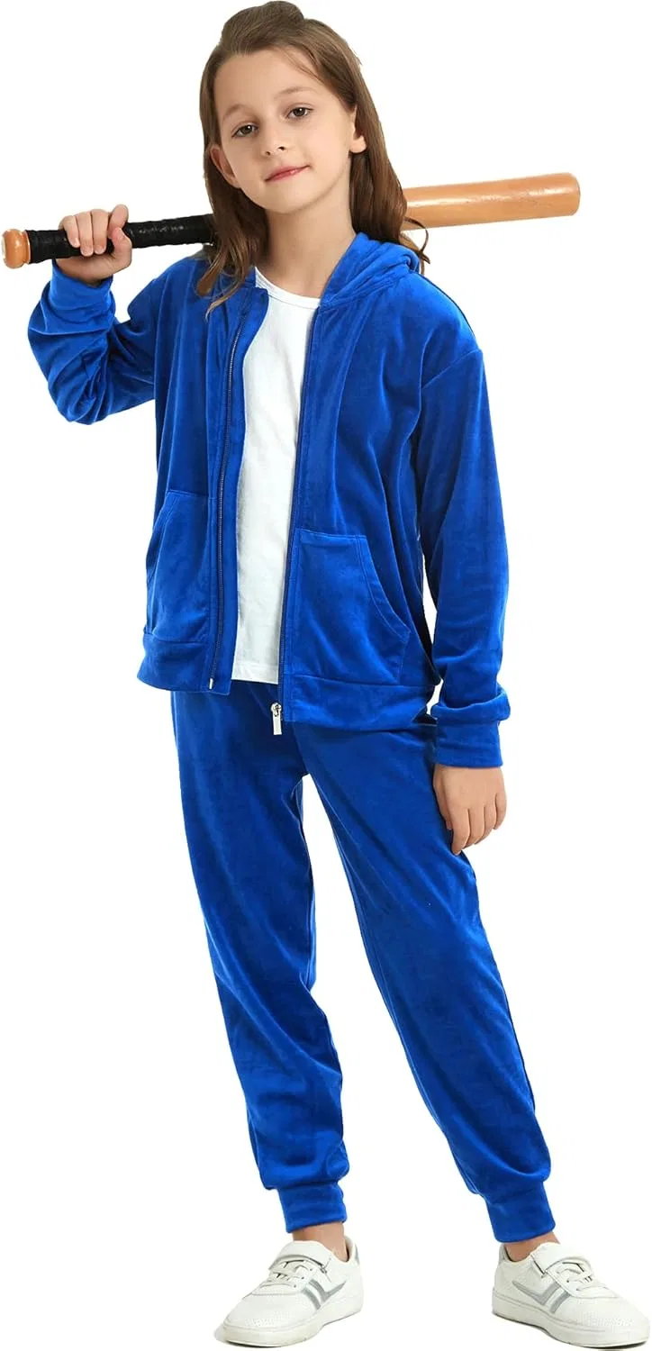 Детский спортивный костюм MessBebe, 2 предмета, толстовка и штаны, Dark Blue — фото 4
