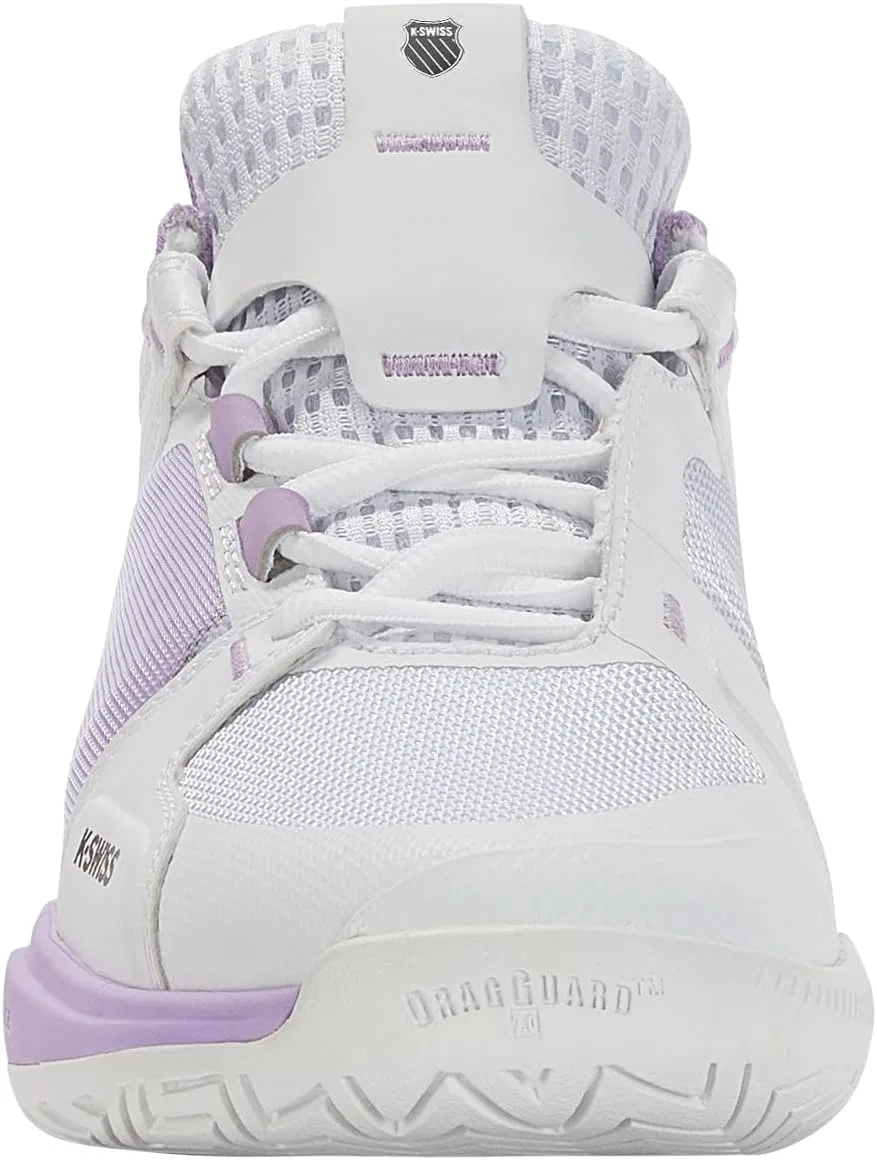 Кроссовки теннисные K-Swiss Ultrashot Team, белые/фиолетовые/черные — фото 2