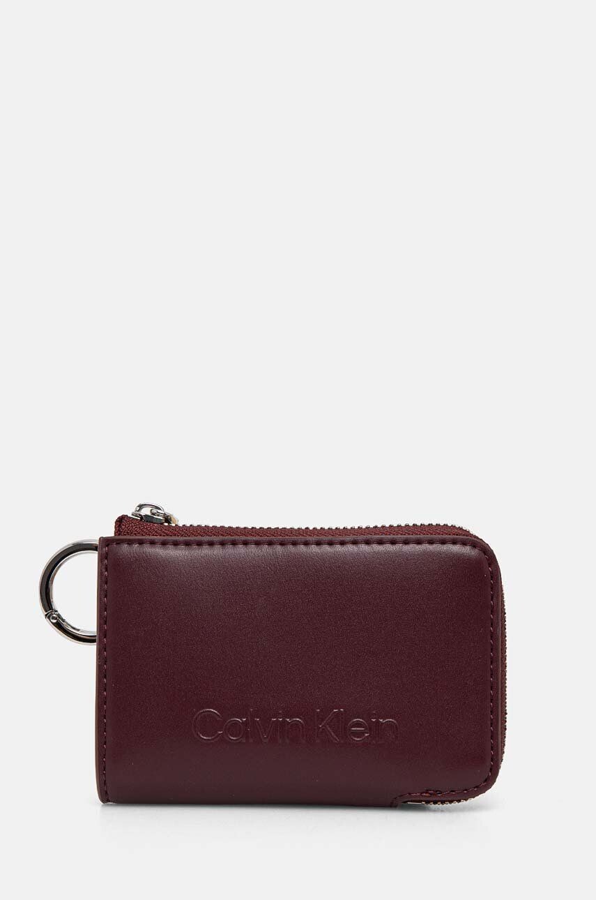 

Кошелек Кельвин Кляйн Calvin Klein, гранатовый