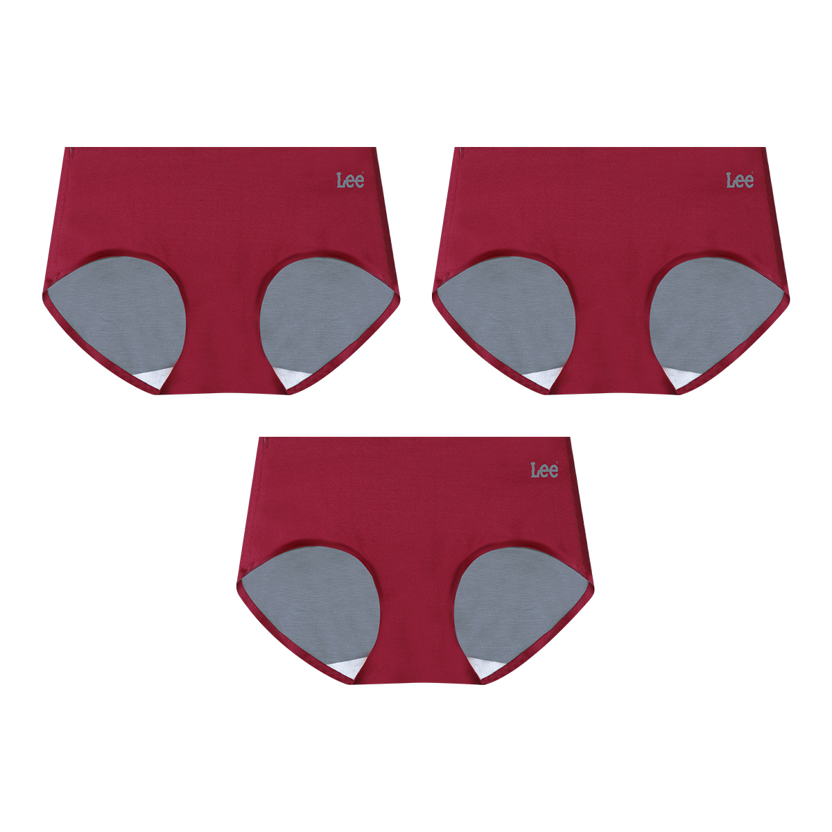 

Женские трусики набор из 3 штук, подарочная упаковка Lee, красный
