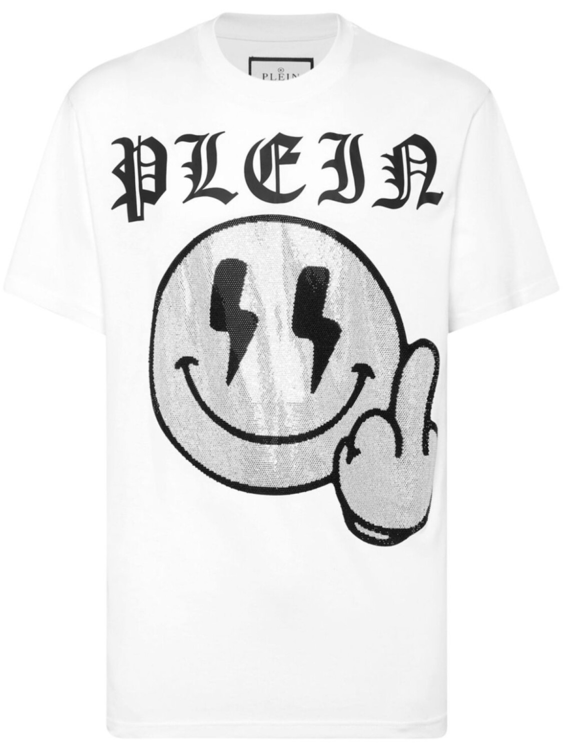 

Футболка Philipp Plein Strass Smile, белый