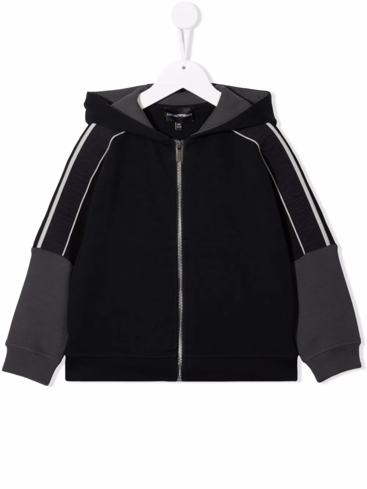 

Emporio Armani Kids куртка на молнии с капюшоном, синий