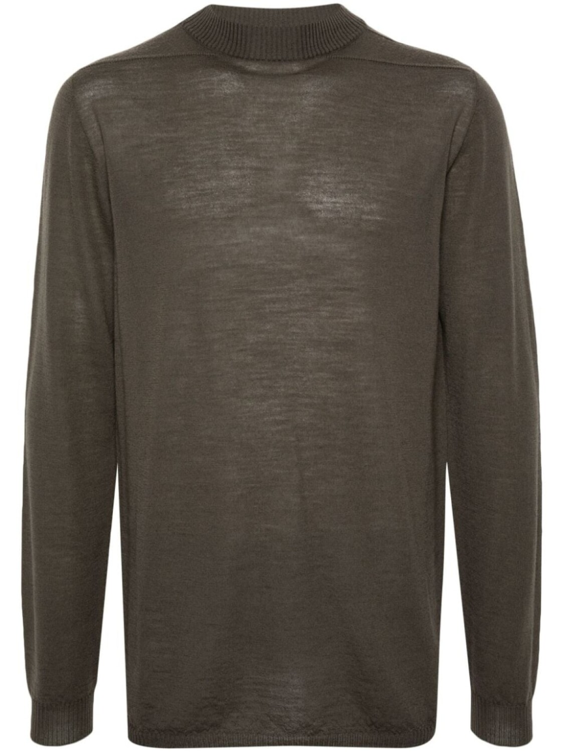 

Rick Owens джемпер Level Lupetto тонкой вязки, зеленый