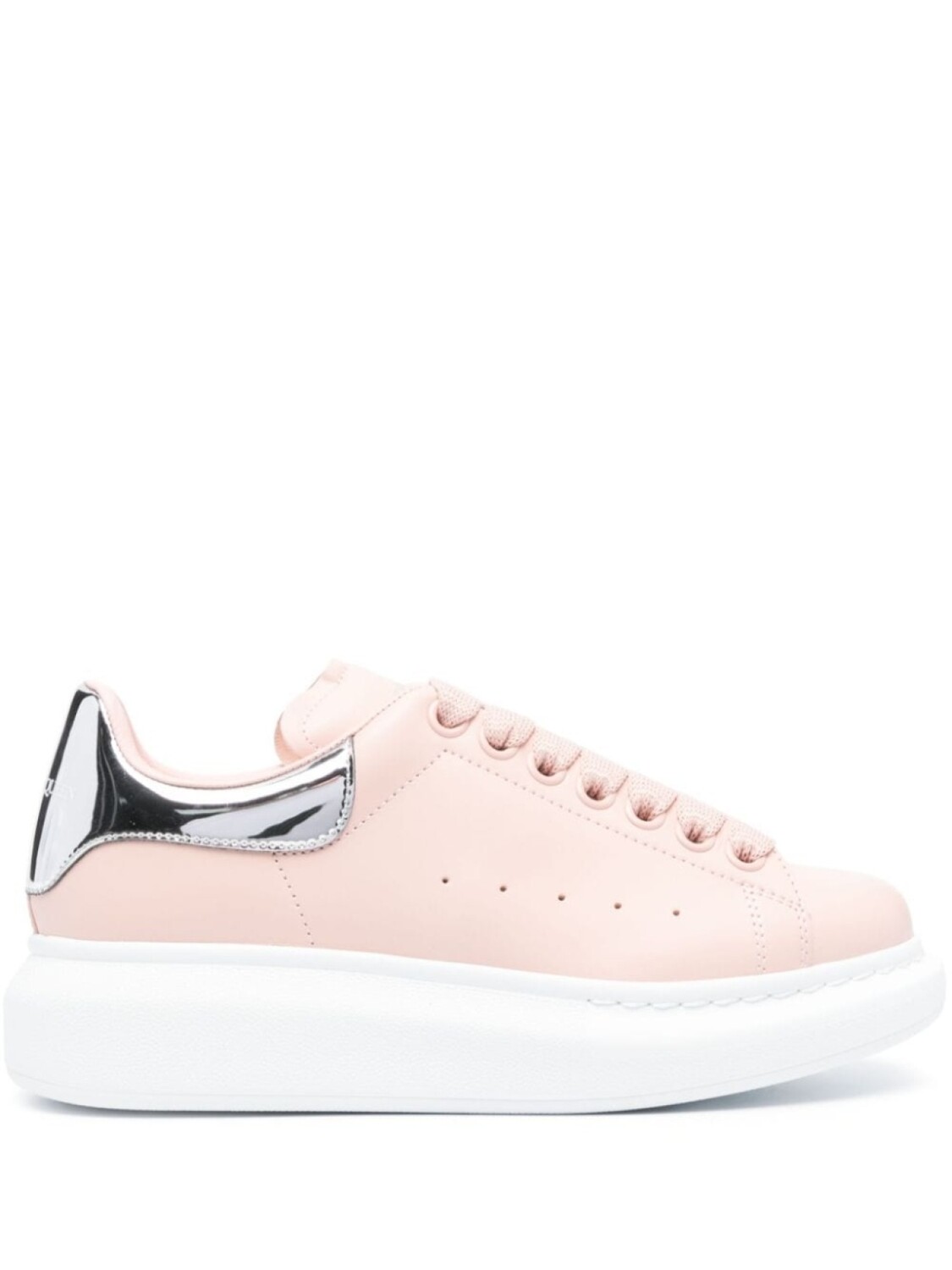 

Alexander McQueen кеды на платформе, розовый