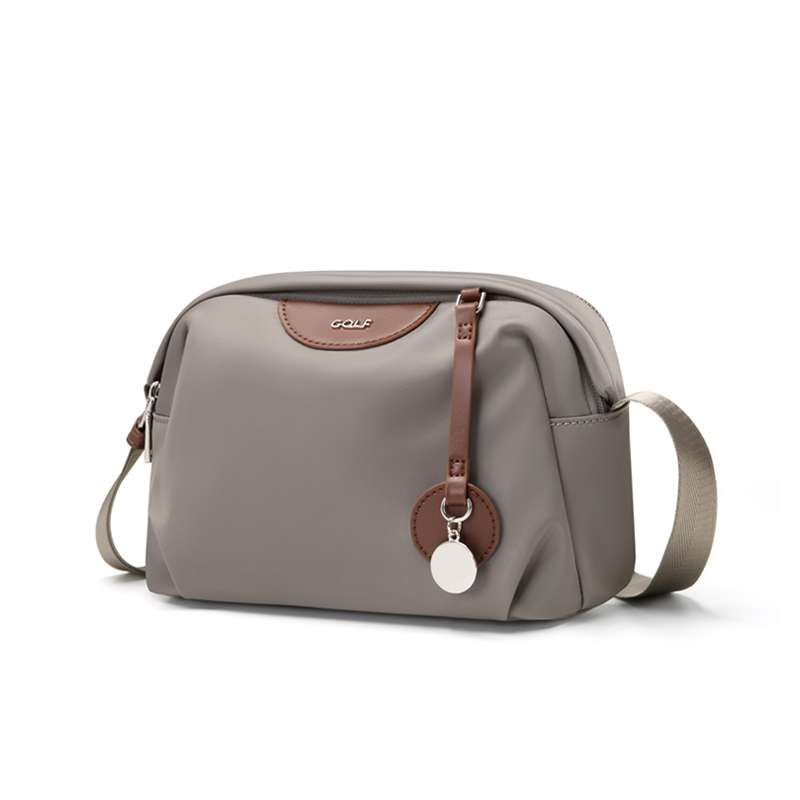 

Тканевая синтетическая кожаная сумка через плечо с принтом "Трубы" женская разноцветная GOLF, кожа розовая