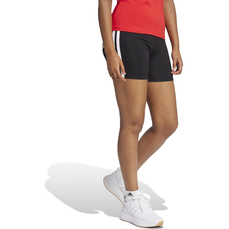 Tight Essentials 3-стрейфен-курзе с высокой талией Adidas, черный — фото 4