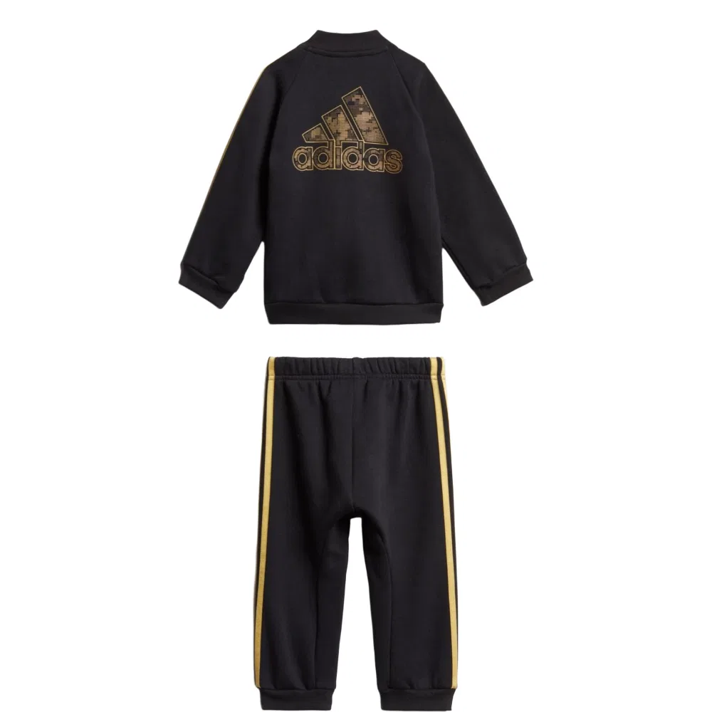 Детский спортивный костюм Casual Sportswear I HOLIDAY TS 2 Piece Set Adidas, Black Gold — фото 3