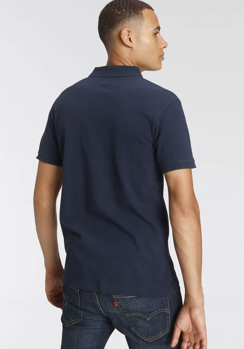 Рубашка-поло Levi's "LE NEW LEVIS HM POLO" с маленьким логотипом в виде крыла летучей мыши, цвет Dress Blues — фото 3
