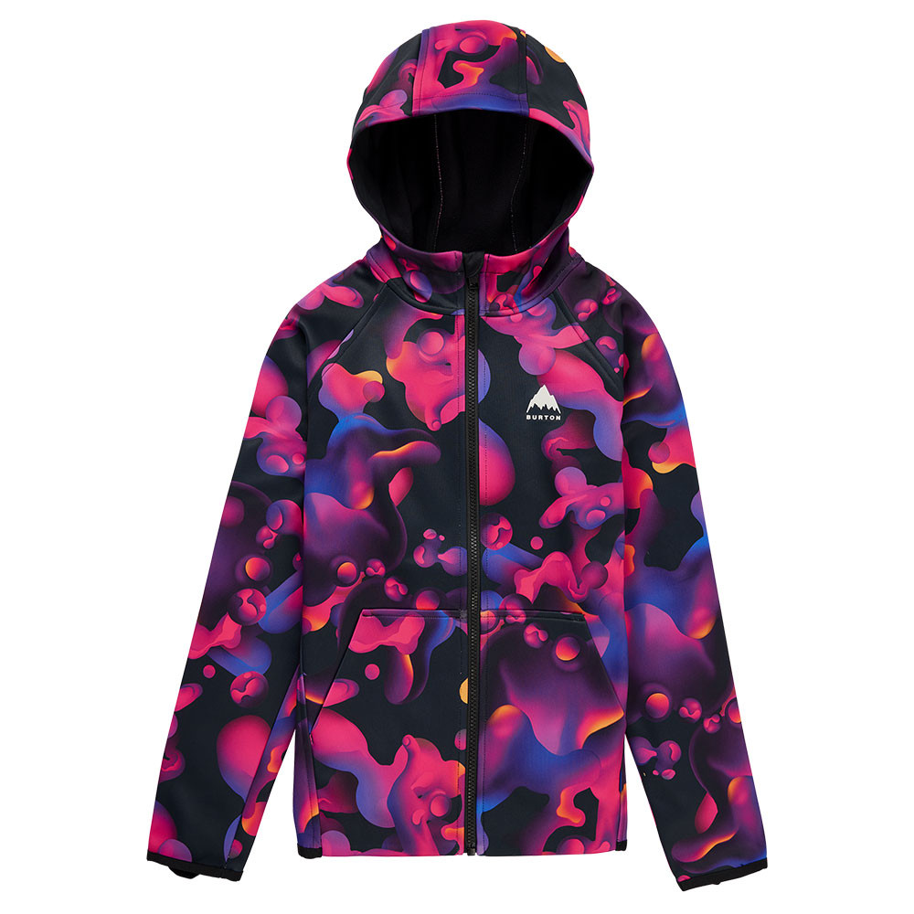 

Детская флисовая куртка Burton Crown с защитой от непогоды и застежкой-молнией, Lava Lamp