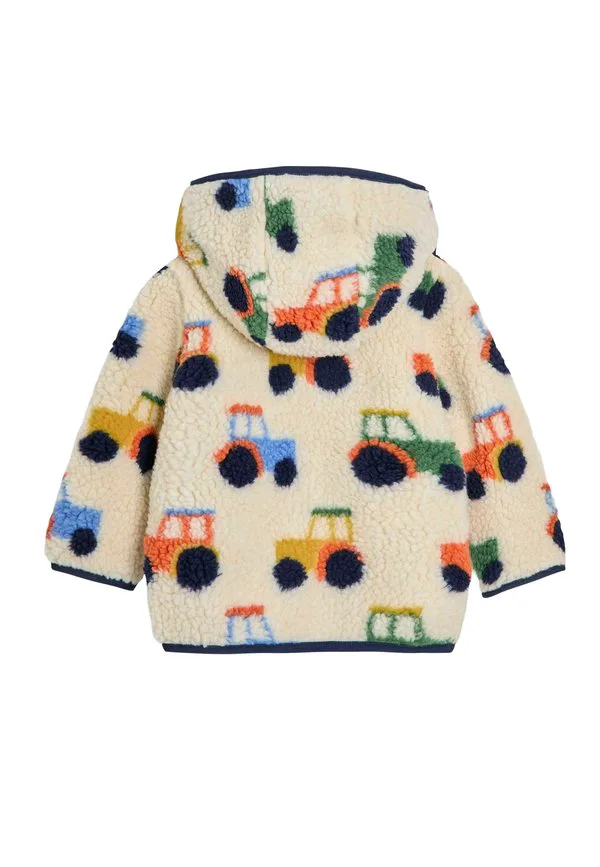 Куртка из флиса с капюшоном стандартного кроя Jojo Maman Bébé, Light Natural — фото 2