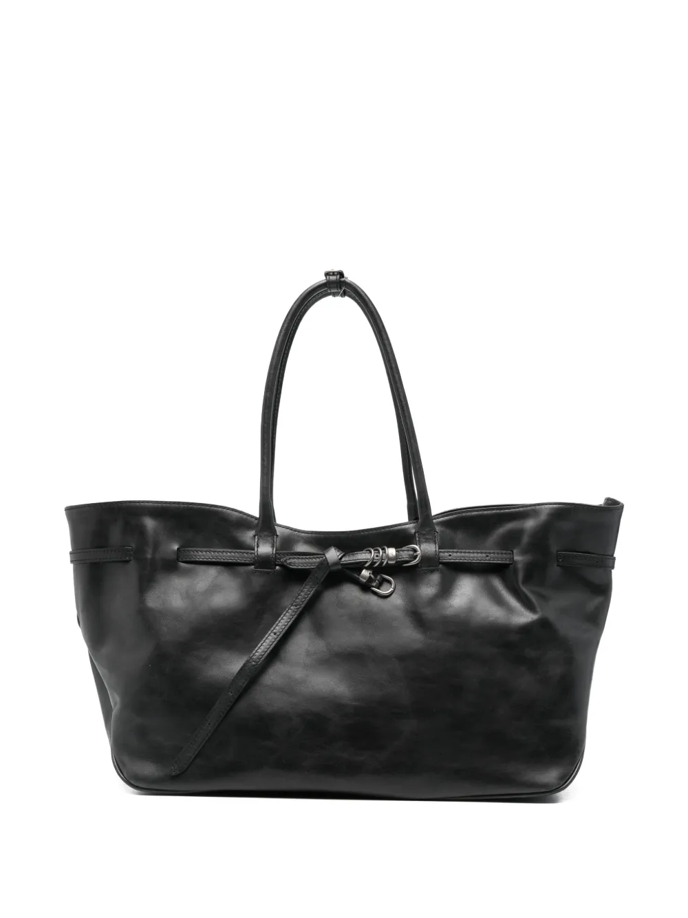 

Большая сумка на плечо с эффектом поношенности "Grandma" Marge Sherwood, черный