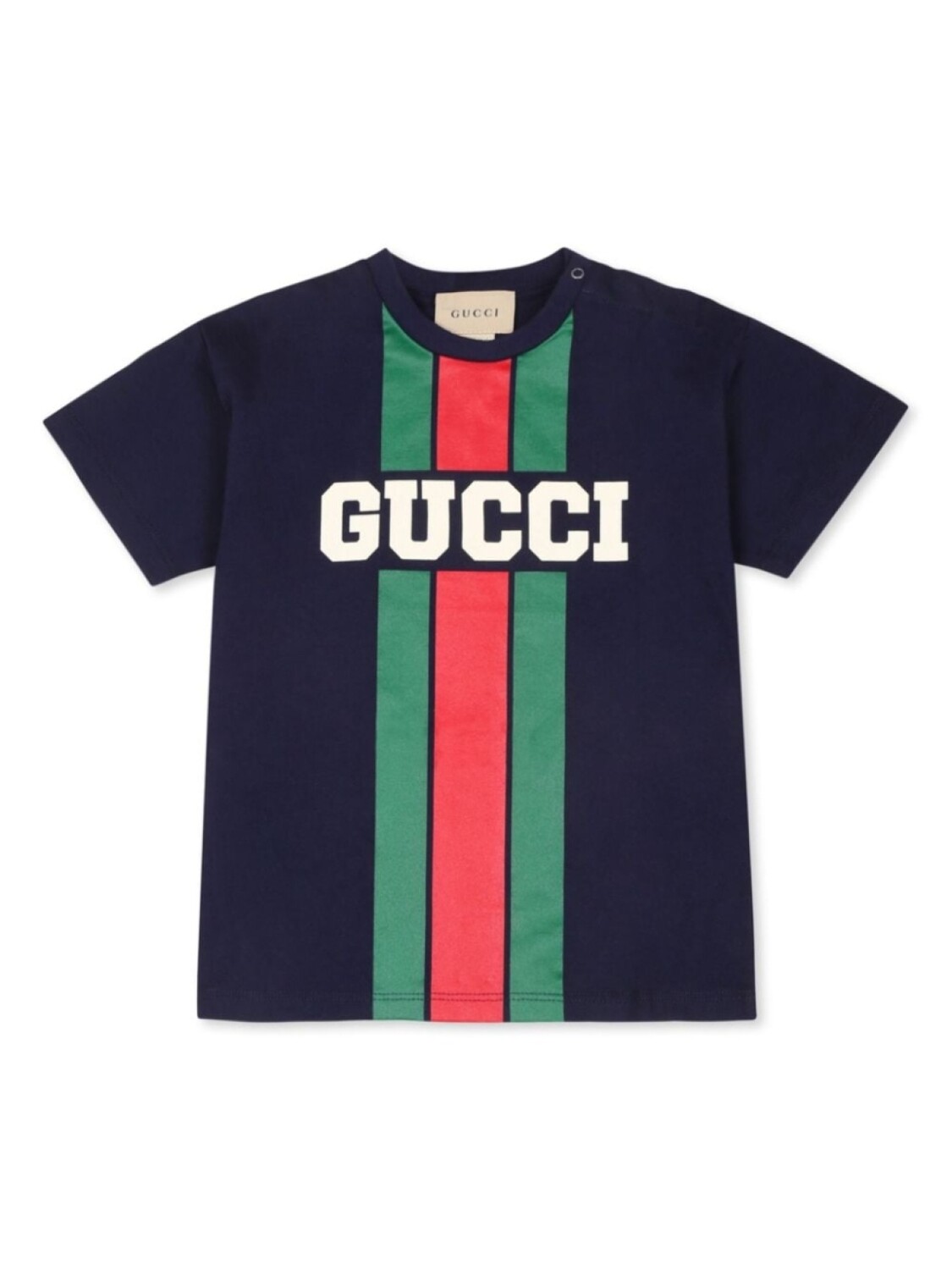 

Gucci Kids футболка из хлопка с принтом «Web», синий