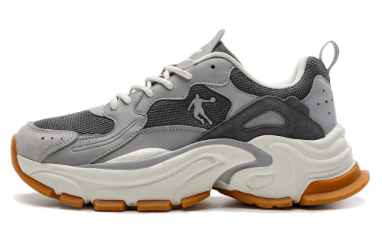 

Низкие массивные кроссовки мужские серые QIAODAN, Coal Gray/Mist Gray