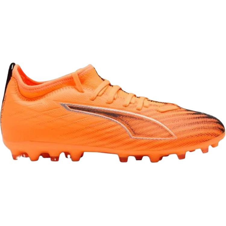 PUMA Ультра 6 устойчивые к истиранию мид-топ детские футбольные бутсы orange black unisex — фото 3