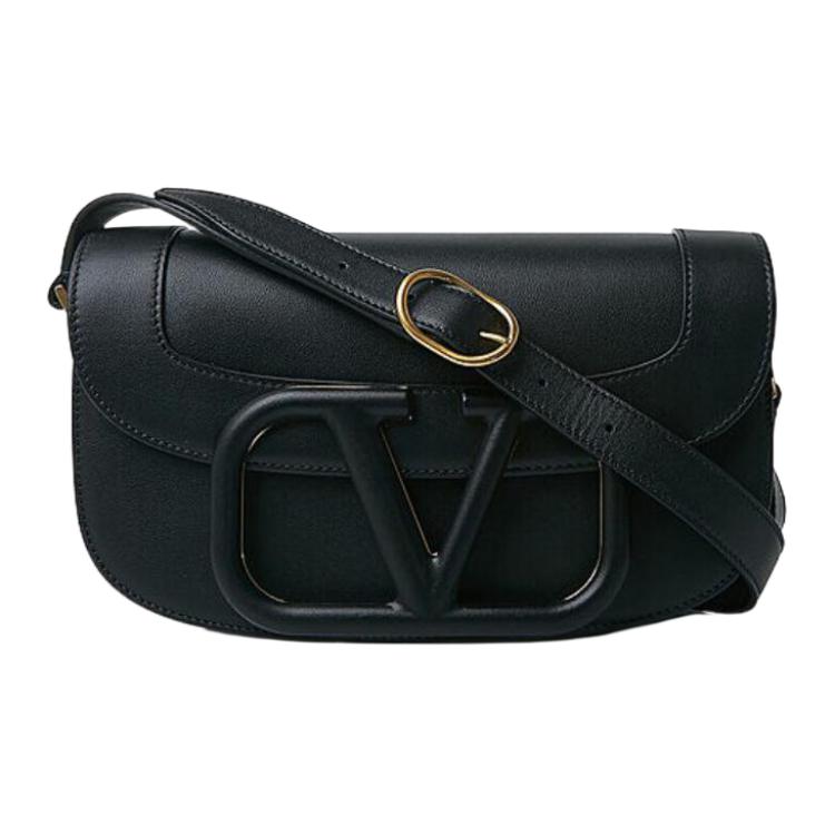 

Valentino Сумка через плечо из гладкой телячьей кожи, женская, стандартного размера, черная
