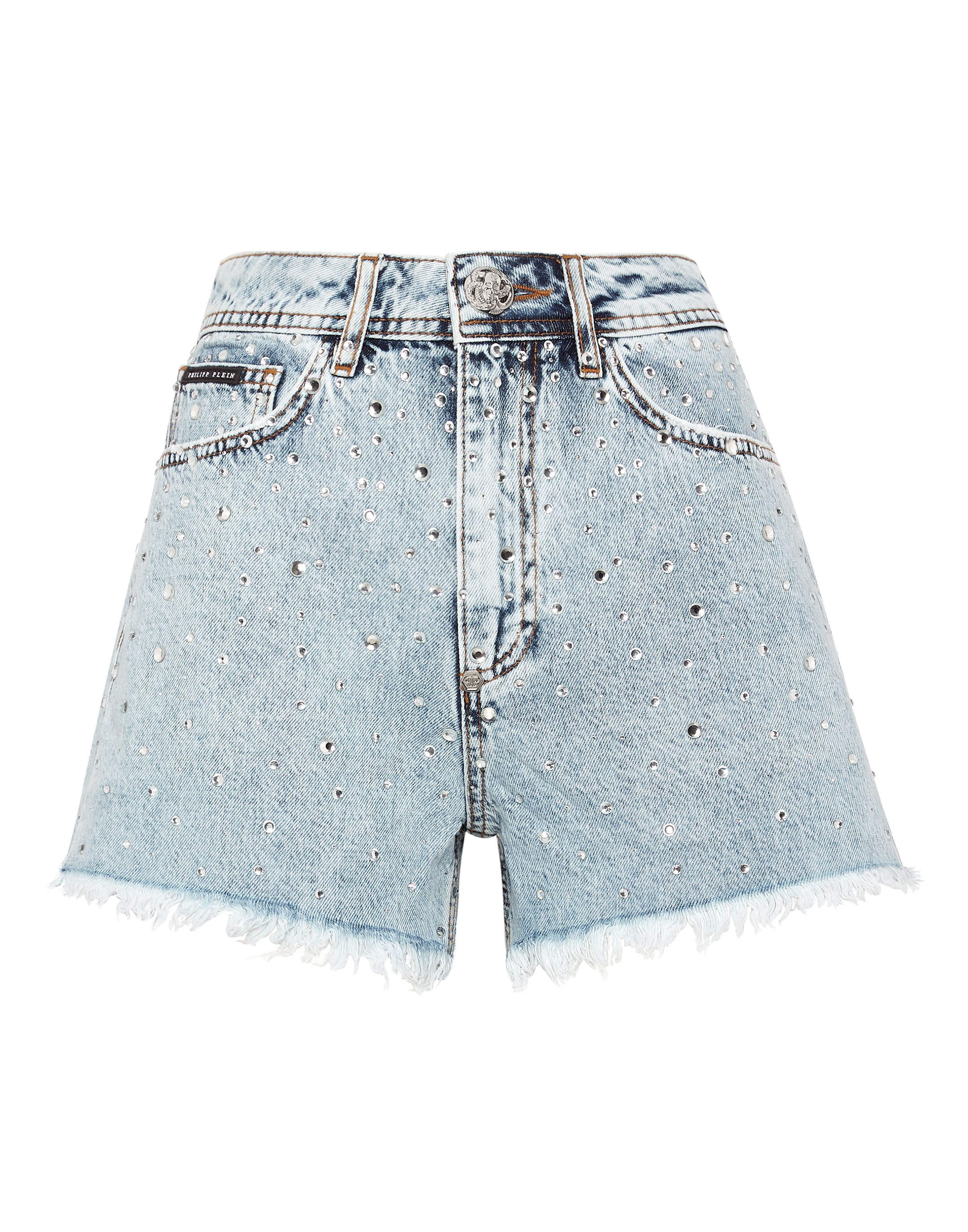 

Джинсовые шорты Crystal Rain PHILIPP PLEIN, синий
