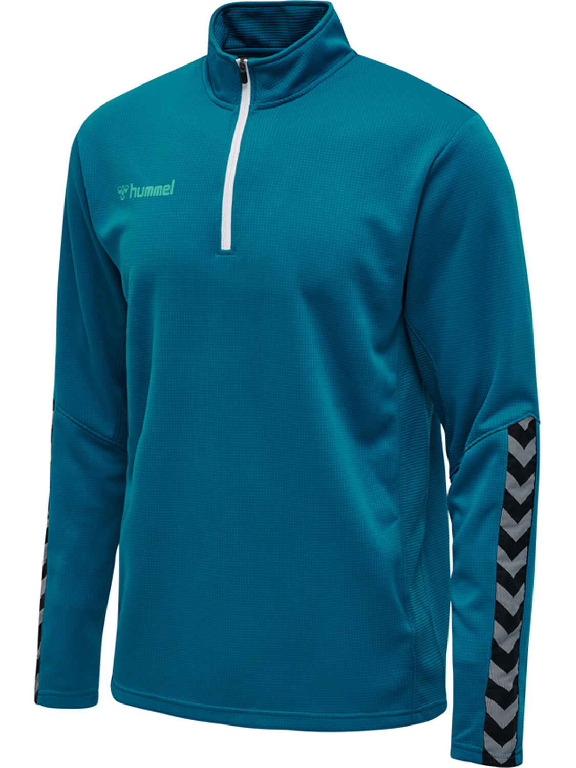 Толстовка Hummel Mit Kurzem Reißverschluss Hmlauthentic Kids Half Zip, цвет CELESTIAL — фото 3