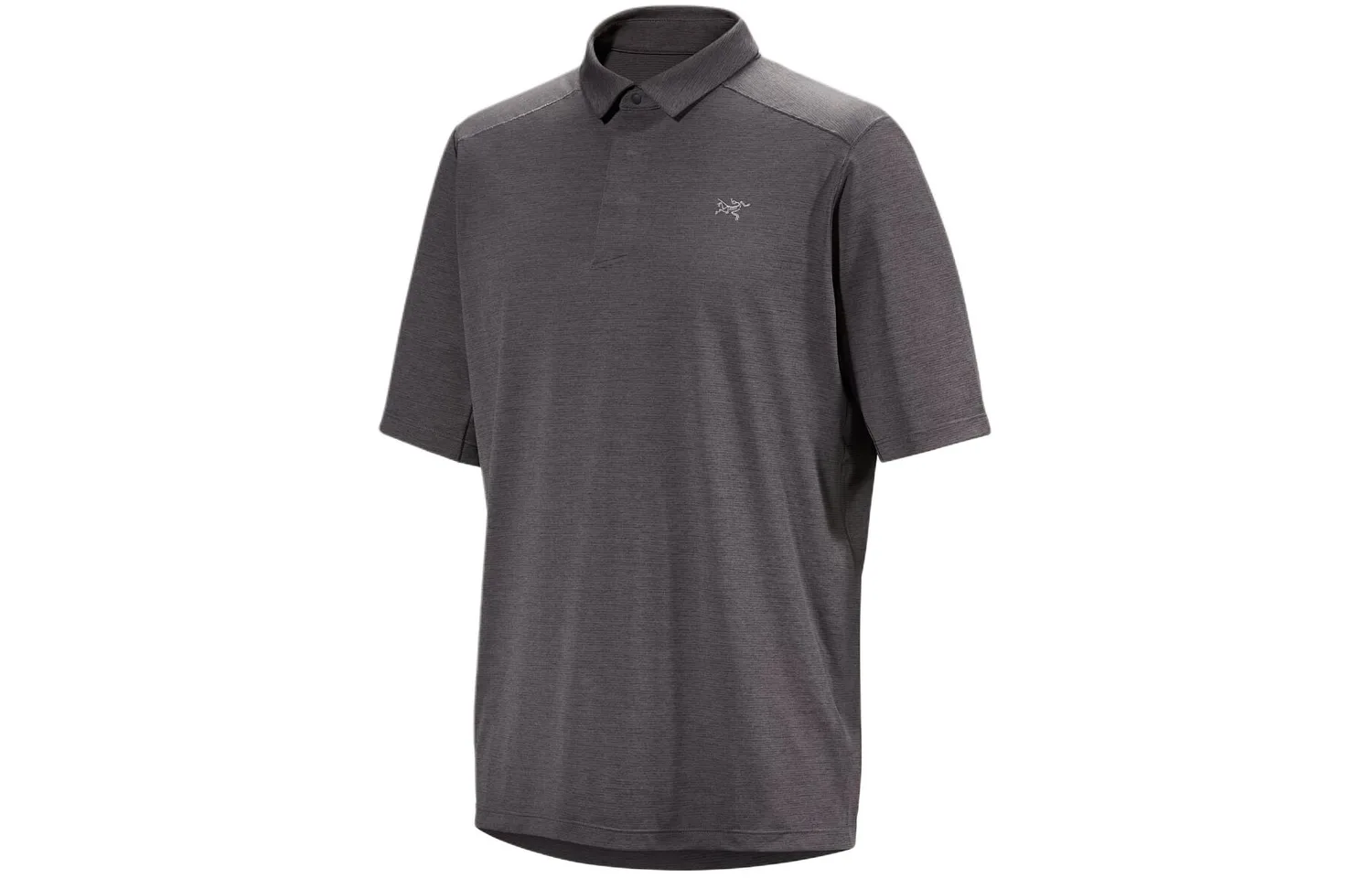 Футболка-поло CORMAC мужская быстросохнущая Arcteryx, Sapphire Blue Gray/Black Sapphire Heather — фото 3