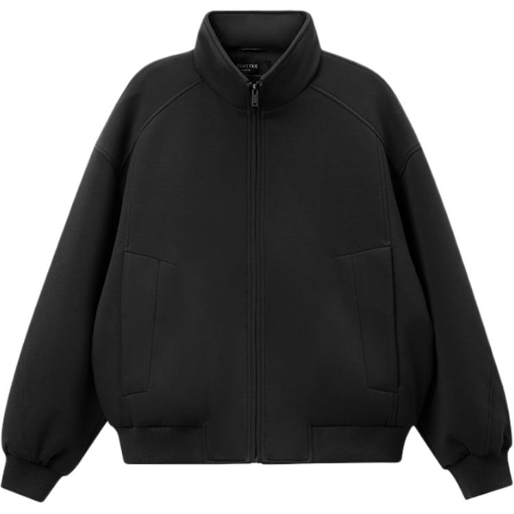 

Пуховики Unisex с воротником стойкой, умеренная длина CLOT, черный